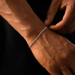 Bracelet Cuban link 2 mm
