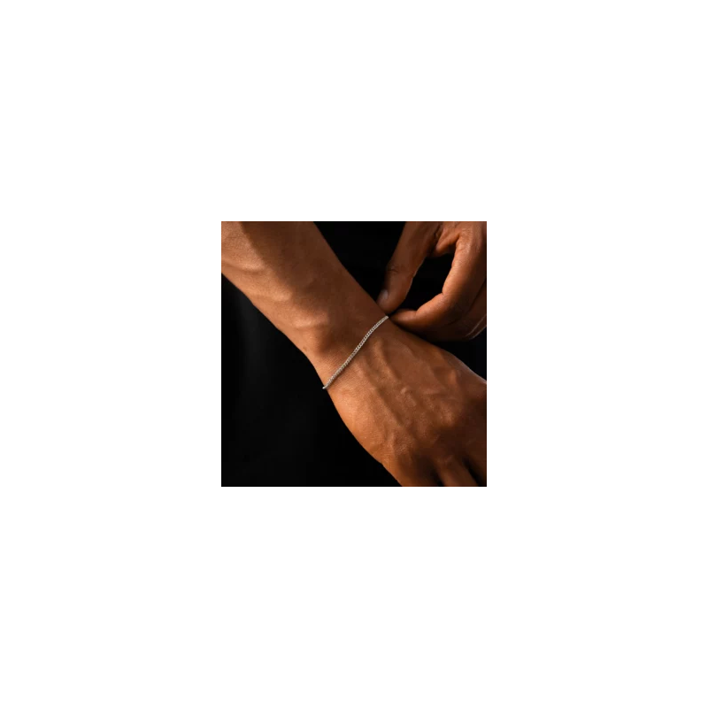 Bracelet Cuban link 2 mm
