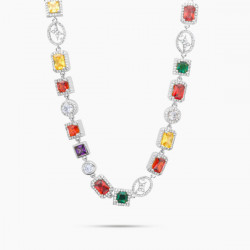 Chaîne Multi Gemstone 8 mm