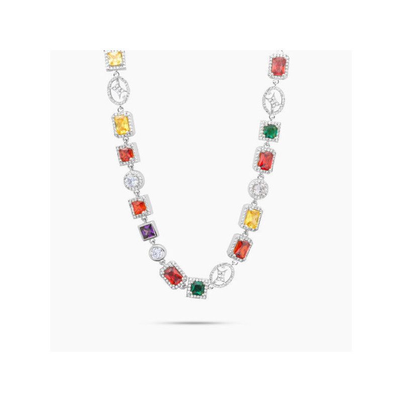 Chaîne Multi Gemstone 8 mm