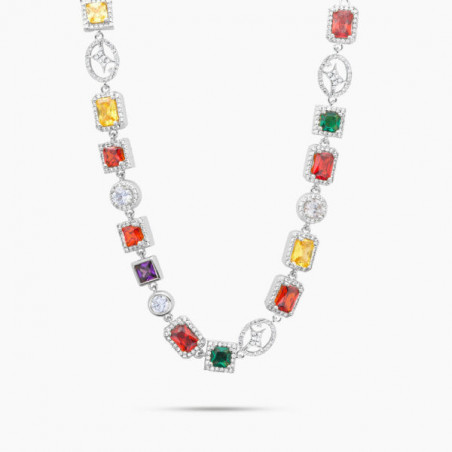 Chaîne Multi Gemstone 8 mm