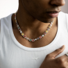 Chaîne Multi Gemstone 8 mm
